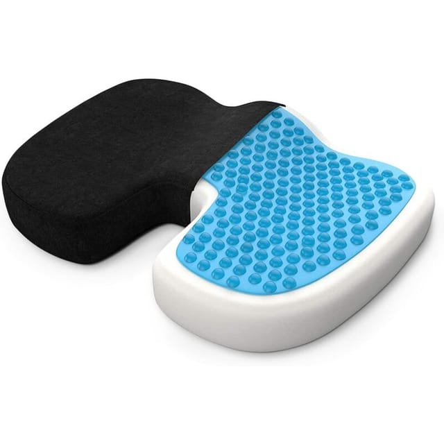 Anti-wundliegen-gesäßkissen Mit Atmungsaktivem Gel, Ergonomisches Orthopädisches Sitzkissen Aus Memory-schaum Zur Linderung Von Rücken-, Hüft- Und Steißbeinschmerzen, Für Bürostühle Und Autos.