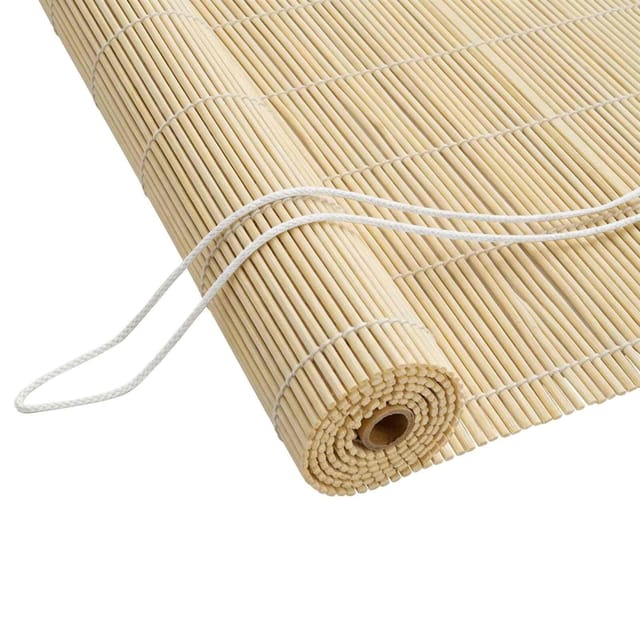 Vidaxl Roller Blind Natural 50 X 220 Cm Bamboo