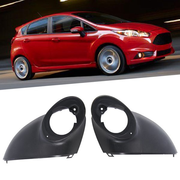 Schwarzes Material: Abs. Ein Paar Abdeckungen Für Die Untere Halterung Des Rückspiegels, Passend Für Ford Fiesta 09-