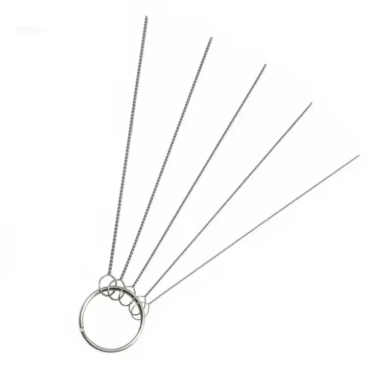 Set Mit 10 Reinigungsbürsten, Darunter Eine Farbpistolen-reinigungsbürste, Eine Edelstahl-nadelreinigungsbürste Und Eine Vergaser-reinigungsbürste.