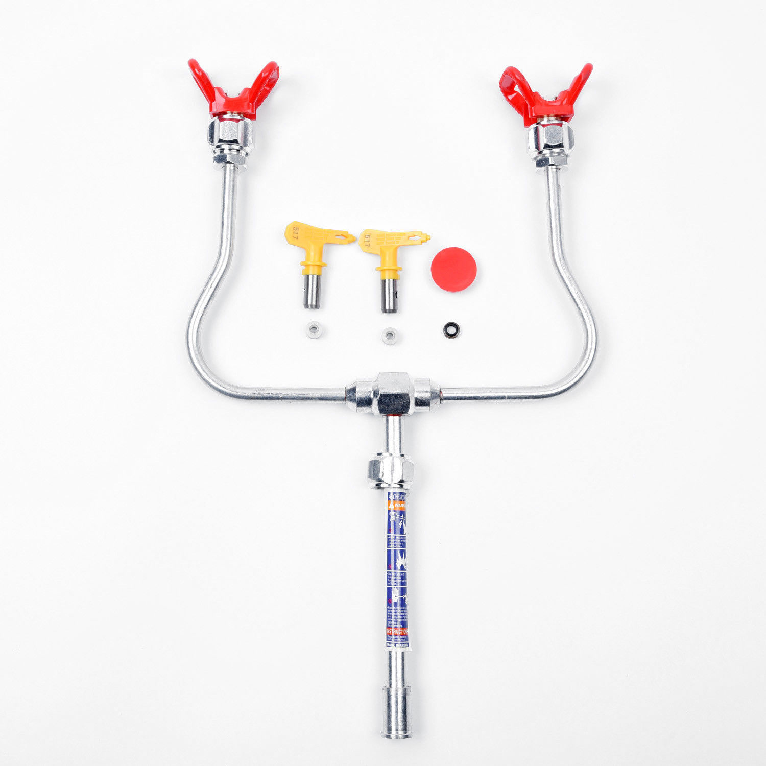 Set Mit 7 Zubehörteilen Für Doppeldüsen-farbspritzpistolen, Kompatibel Mit Dual Jet Magic Wand Sprühgeräten.