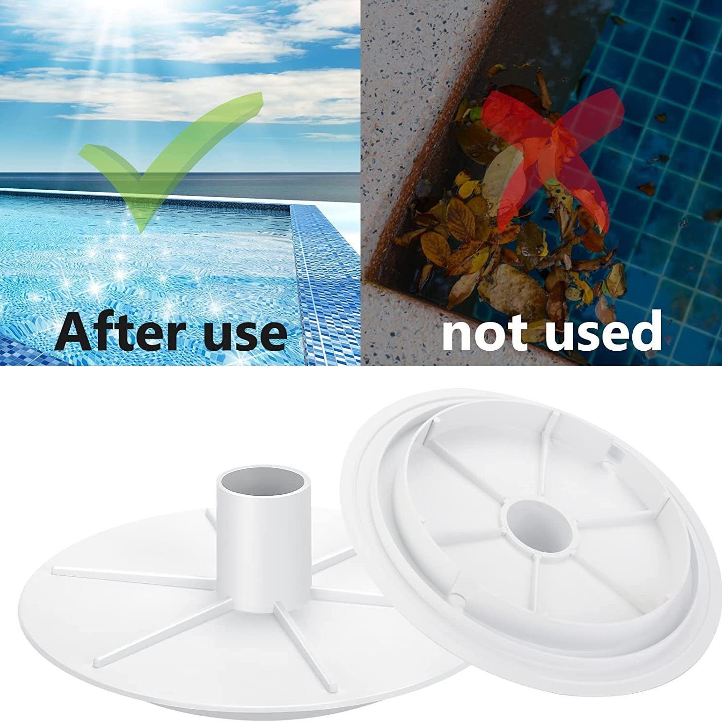 Skimmerdeckel Für S15- Und S20-adapter, Staubsaugerdeckel, Pentair-deckel, 8 Zoll
