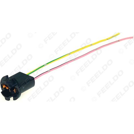 T10 W5w 147 Led-autolampenfassung, Keilförmiger Autolampenfassungsstecker, Fassungskabel, Starre Lampenfassung