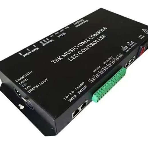 T8k Farblicht-musikcontroller, 8-port Farblicht-dmx512-musikcontroller, Kann An Eine Konsole Angeschlossen Werden.