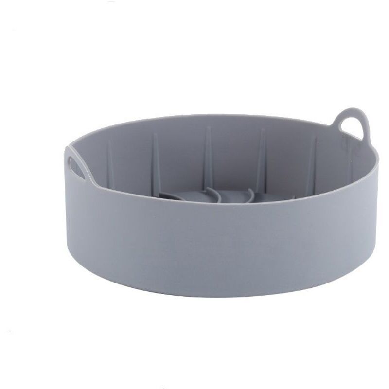Silikon-topfdeckel Für Aria-kühlschrank, Geeignet Für Aria-kühlschrank, Mikrowelle Und Backofen, Durchmesser 19 Cm, Grau