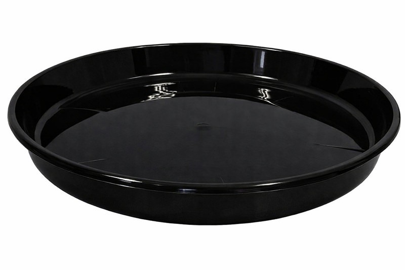 Schwarzer Blumentopfuntersetzer 22 Cm