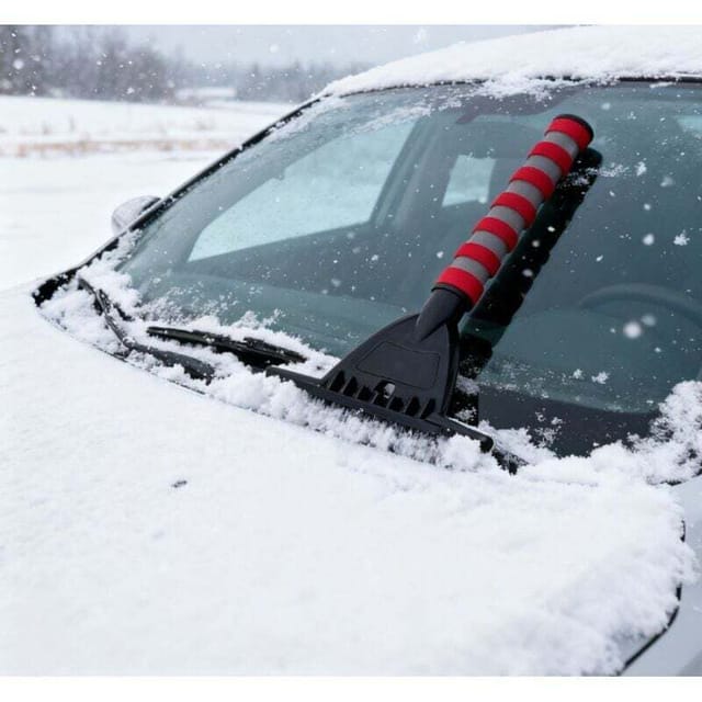 Eiskratzer Für Autoscheiben Und Fenster, Enteisungswerkzeug Für Scheinwerfer, Spiegel Und Rückleuchten