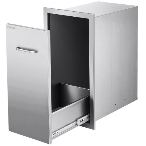 Müllschublade Für Außenküche Grillkücheninseln, 344x498x655 Mm (bxtxh), Innenaufbewahrung, Mehrzweck-küchenschubladen Aus Edelstahl Für Propangasflaschen, Max. 25 Kg (keine Mülleimer)