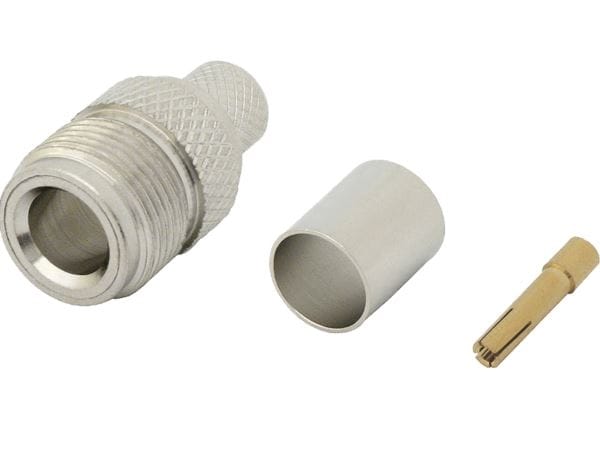 N-buchsenstecker Für Lmr300-kabel, Gecrimpt