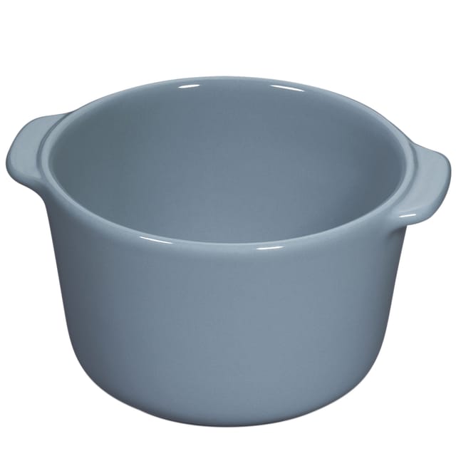 Kuchenprofi Porto Ofenfeste Schüsseln, 2 Stück, Keramik, 0,2 L, Durchmesser 9 X 5,5 Cm, Blau