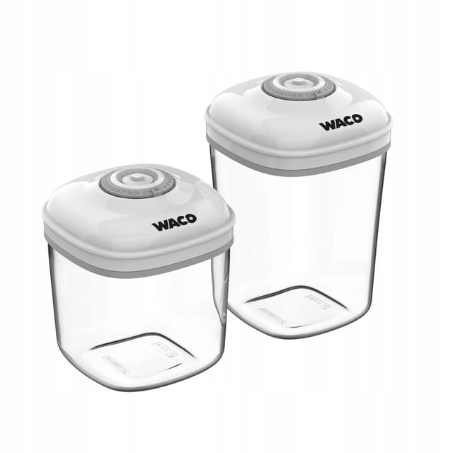 Set Für Die Vakuumverpackung Von Lebensmitteln, 2 Waco-vakuumbehälter