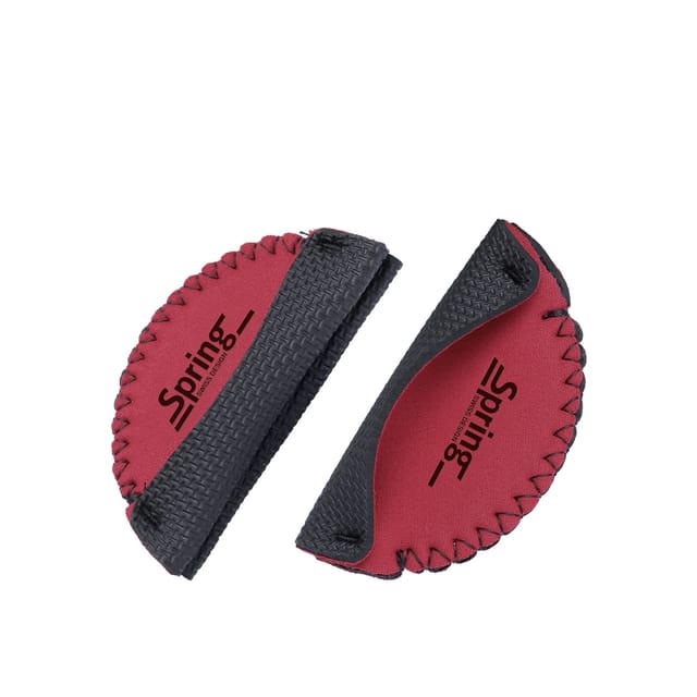 Topflappenüberzüge, 2 Stück, 10 X 5 X 3 Cm, Neopren, Rote Federgriffe