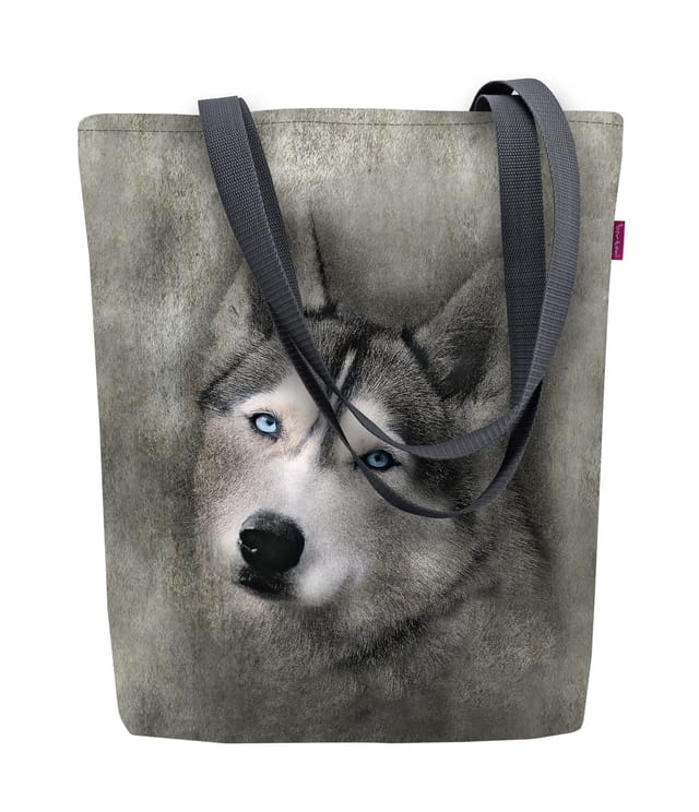 Sonnige Canvas-tasche - Husky