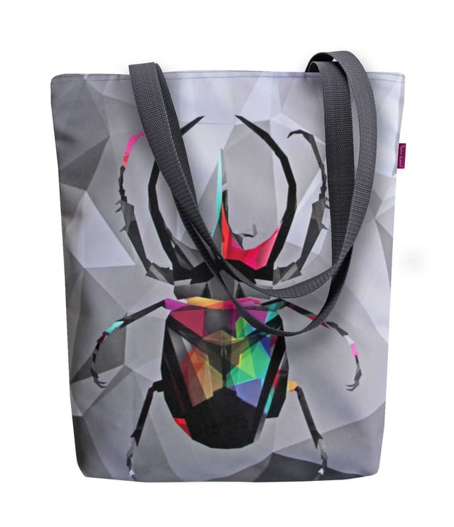 Sonnengelbe Canvas-tasche - Scarab