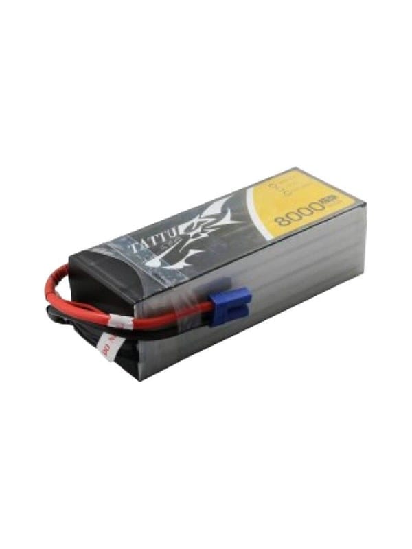 Tattu 8000mah 22,2v 25c 6s1p Lipo-akku Mit Ec5-anschluss