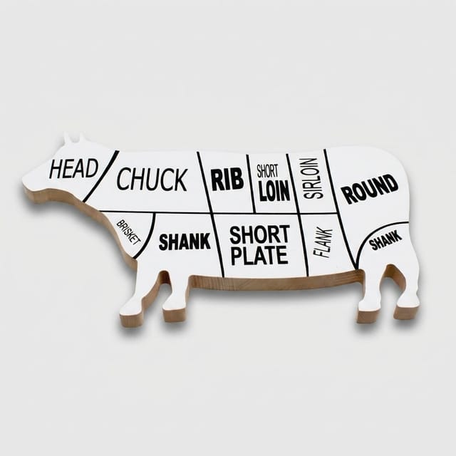 Küchenschneidebrett Aus Geformtem Buchenholz Mucca