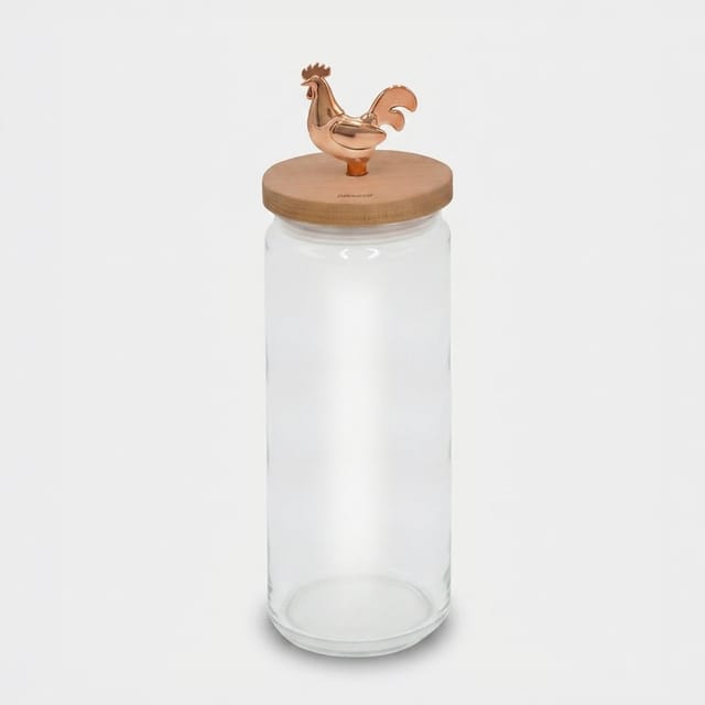 Vorratsglas Aus Glas Mit Holzdeckel 1500 Cc Cocoricò