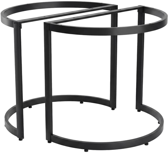 2er Set Tischbeine Cranford Schwarz