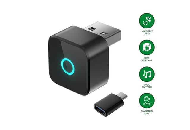 4smarts Auto-adapter Bluetooth-transmitter Carplay/android Auto Schwarz