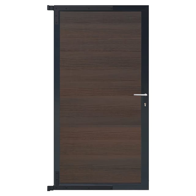 Skär-tor-komplettset 90x175cm Holzdek. Braun/anthr.