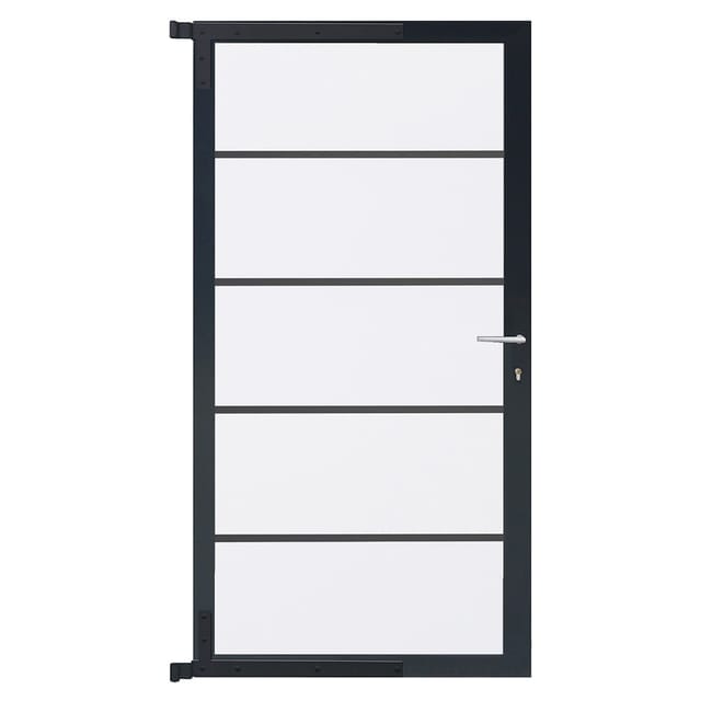 Farö-tor-komplettset 90 X 175 Cm, Weiß/anthrazit