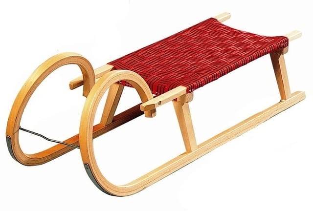 Hörnerrodel 2-sitzer, 110cm