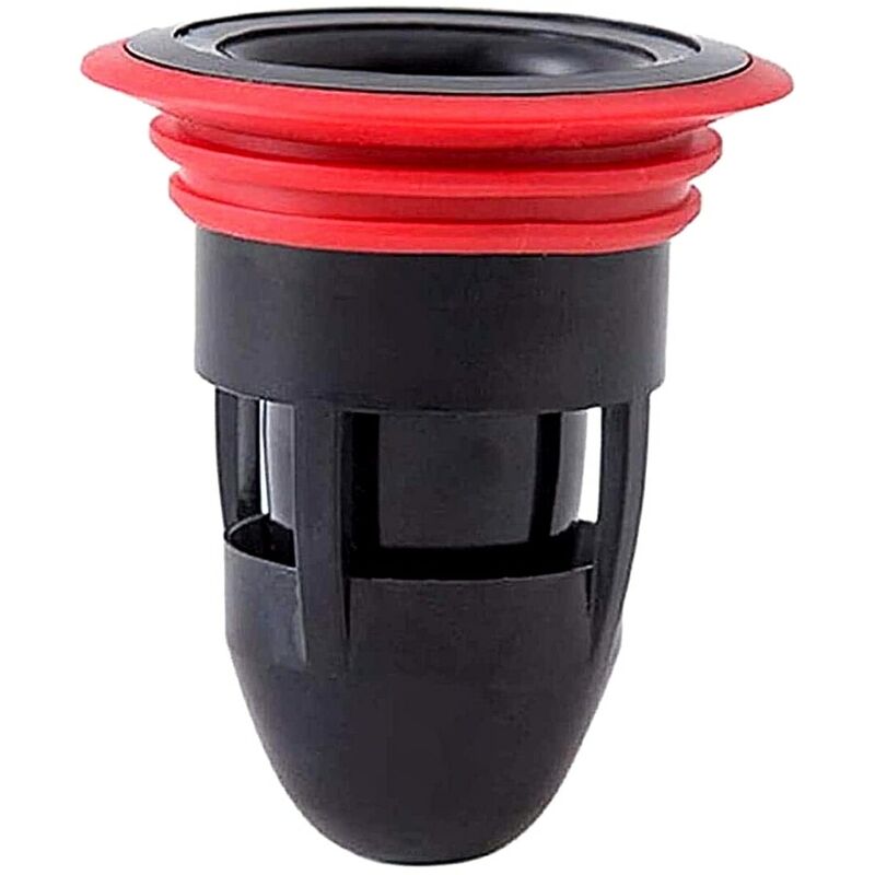 Geruchsfilter Für Abwasser – Boden- Und Spülbeckenablauf – Haarfänger – Durchmesser 45 Mm – Schwarz