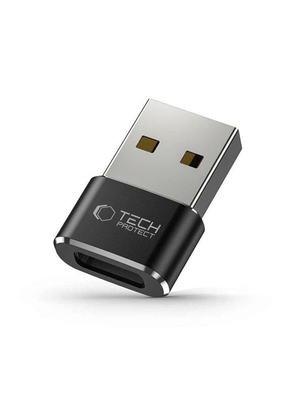 Tech-protect Ultraboost Usb-auf-typ-c-adapter Schwarz