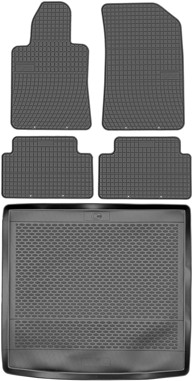 Peugeot 508 I Sw Kombi (2014–2018) – Set: Gummifußmatten + Kofferraummatte
