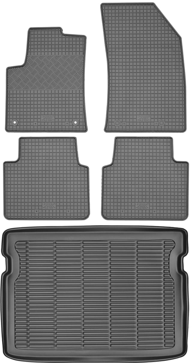 Opel Crossland Crossover Ab 2017 Set - Gummifußmatten + Kofferraummatte