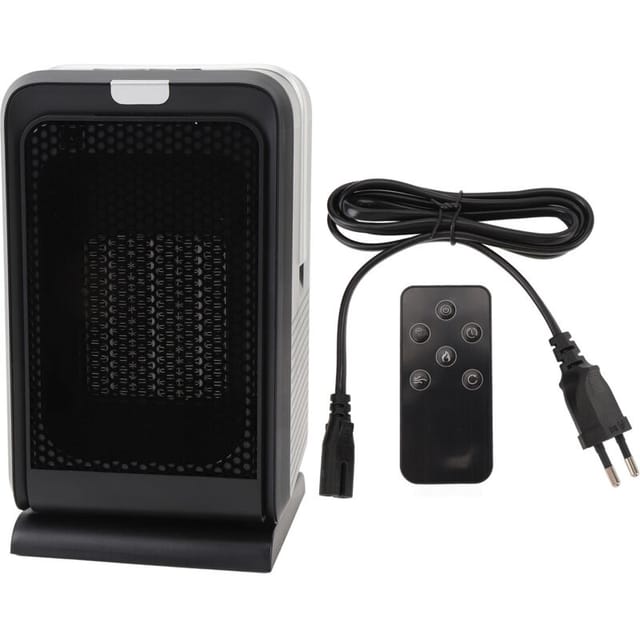 Tragbare 1000-w-elektroheizung, Schnelles Aufheizen, Kompakt Und Kühlend, Oszillierend, Für Schlafzimmer, Büro, Schwarzer Eu-stecker, 220 V