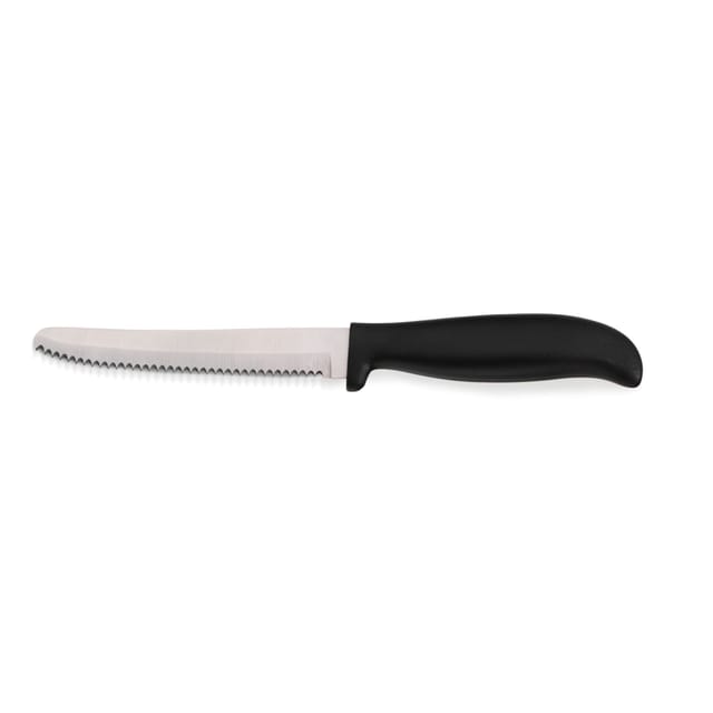 Kela Wellenschliffmesser, 11 Cm, Schwarz