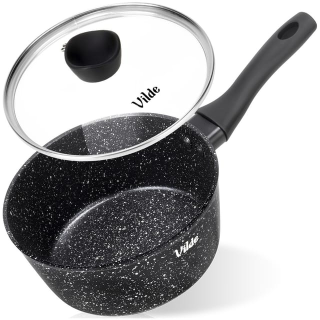 Granit-kochtopf Mit Deckel Zum Kochen Und Schmoren, 16 Cm, 1,1 L