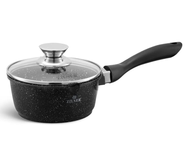Stielkasserolle Mit Marmorbeschichtung 1,9 L 18 Cm Zilner Zl-6117