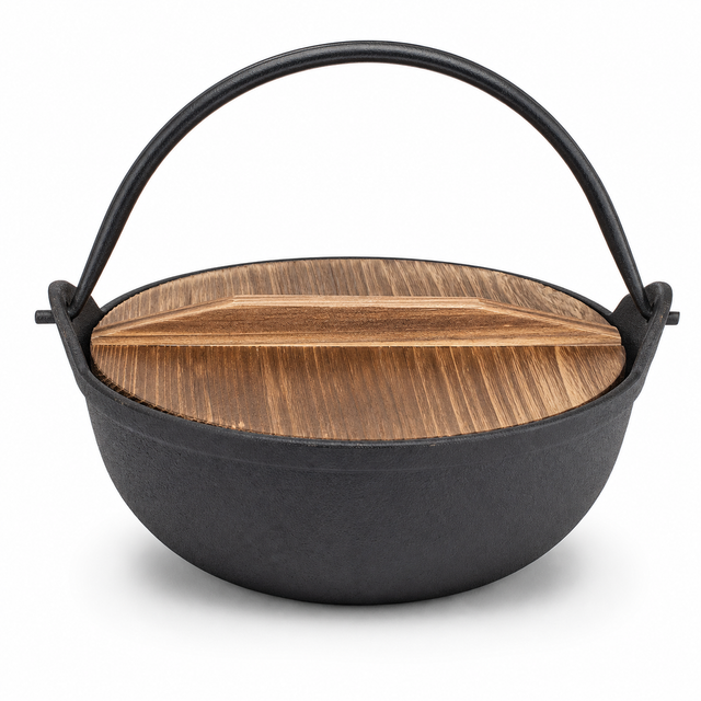 Gusseiserner Dutch Oven Für Den Außenbereich Und Die Heimische Küche, Durchmesser 19 Cm