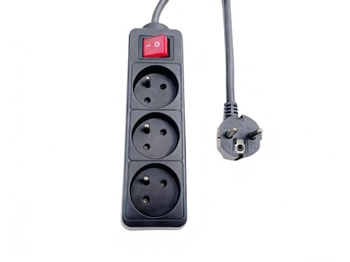 Microconnect Mc-psoo030150frb Splitter 3x Rj45 1,5m Schwarz