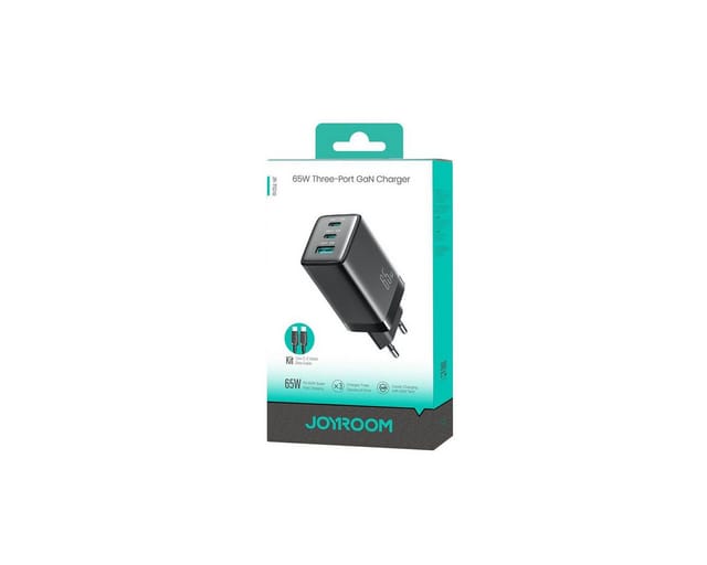 Usb-a/usb-c-gan-wandladegerät (65 W) Mit 100-w-usb-c-kabel (1,2 M) – Schwarz
