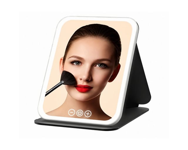 Led-beleuchteter Kosmetik-touchscreen-schminkspiegel