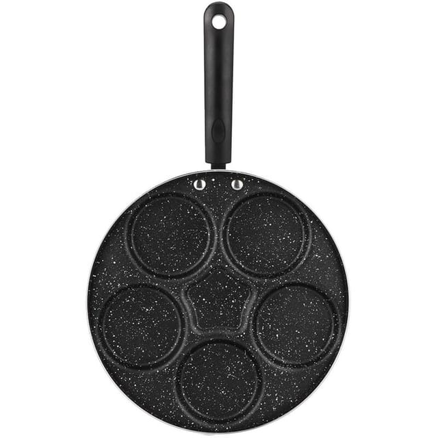 Antihaft-bratpfanne, 5-eier-pfanne, Multifunktionale Küchenpfanne, Omelettpfanne, Crêpepfanne, Plettpfanne, Schwedische Pfanne Für Englisches Frühstück, Muffins, Sandwiches, Spiegeleier