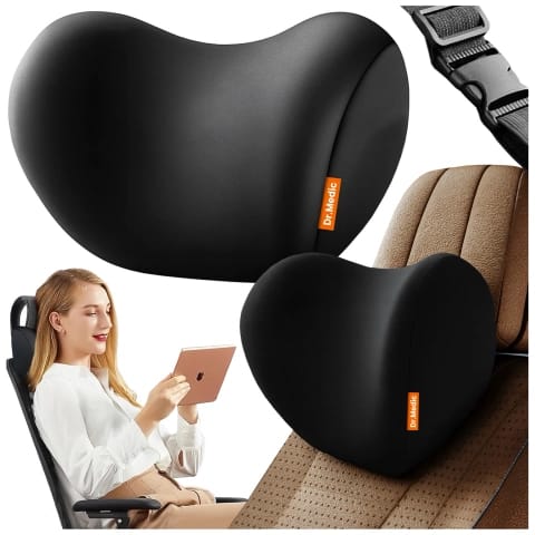 Dr.medic Comfortsupport™ Auto-kopf- Und Nackenkissen Ergonomisches Sitzkissen Für Fahrer Und Beifahrer