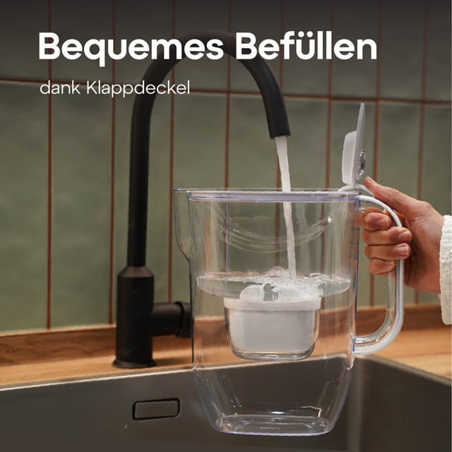 Aquaphor Fresh 3,2-liter-wasserfilterkrug, Weiß, Mit Maxfor-einsatz