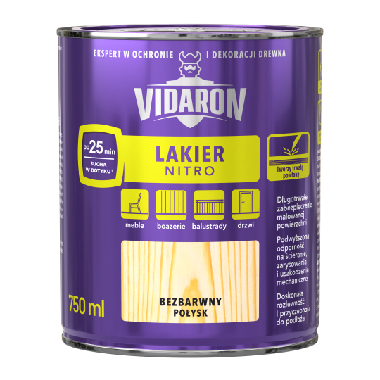 Vidaron Nitro-lack 0,75 L Glanz