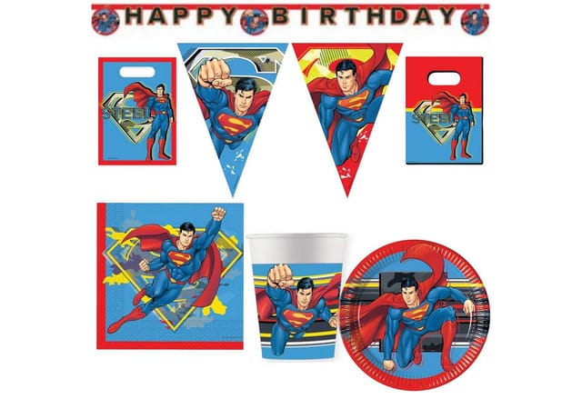Superman Krypton Pappbecher 200 Ml 8 Stück.