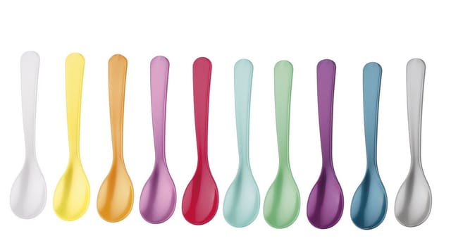 Cilio Colore Eierlöffel, 12 Cm, Kunststoff, Türkis