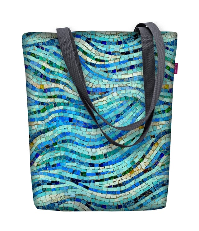 Sonnige Canvas-tasche - Mosaik