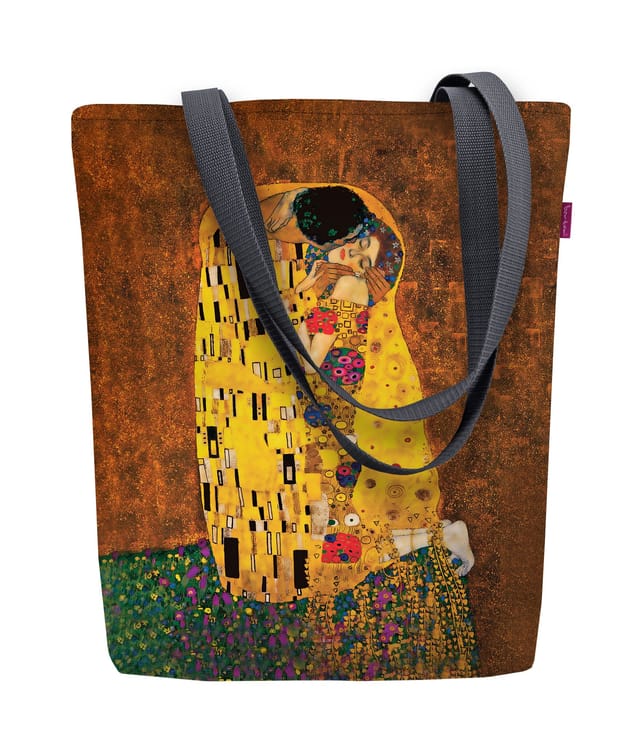 Sonnige Stofftasche - Kuss