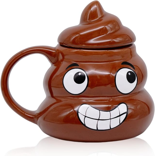 Kreativer Becher In Form Eines..., Lustiger 3d-keramikbecher Mit Deckel, 400 Ml, Geschenkidee