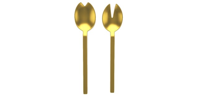 Salatbesteck-set, 2-teilig. Box Oro Ice, Sti / Mepra