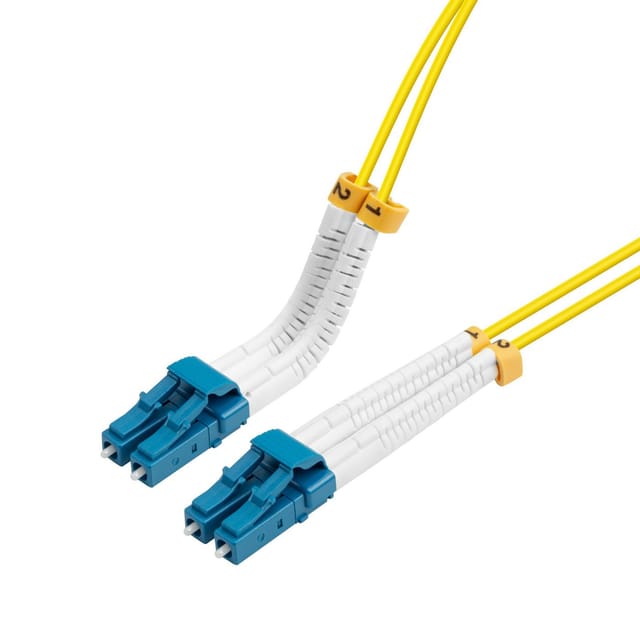 Lanview Glasfaserkabel – Lc-lc Singlemode Duplex 0,5 M Os2 Lszh, Lvo2314005-flex