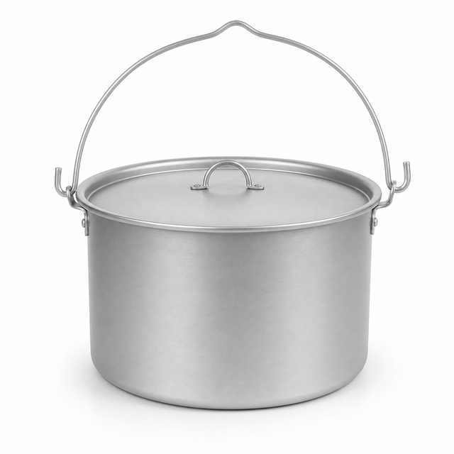 Campingtopf Aus Aluminiumlegierung 8 L Für Picknick, Biwak Und Outdoor-küche